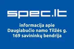 Daugiabučio namo Tilžės g. 169 savininkų bendrija iliustracija
