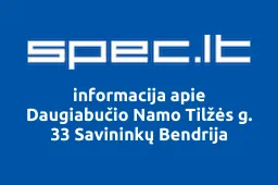 Daugiabučio Namo Tilžės g. 33 Savininkų Bendrija | spec.lt