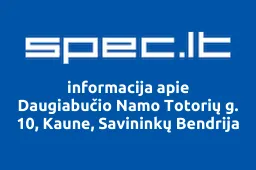 Daugiabučio Namo Totorių g. 10, Kaune, Savininkų Bendrija | spec.lt