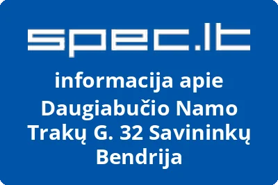 Daugiabučio Namo Trakų G. 32 Savininkų Bendrija