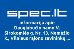 Daugiabučio namo V. Sirokomlės g. Nr. 13, Nemėžio k., Vilniaus rajono savininkų bendrija | spec.lt