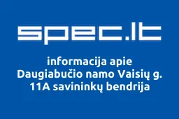 Daugiabučio namo Vaisių g. 11A savininkų bendrija | spec.lt