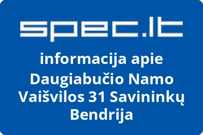 Daugiabučio Namo Vaišvilos 31 Savininkų Bendrija