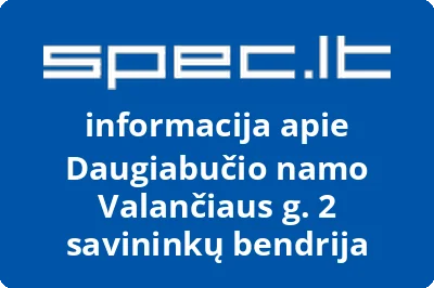 Daugiabučio namo Valančiaus g. 2 savininkų bendrija