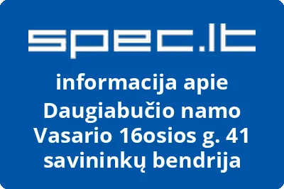 Daugiabučio namo Vasario 16osios g. 41 savininkų bendrija