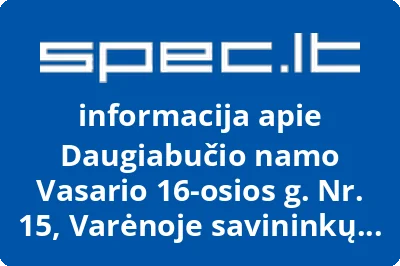Daugiabučio namo Vasario 16osios g. Nr. 15, Varėnoje savininkų bendrija