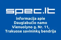 Daugiabučio namo Vienuolyno g. Nr. 11, Trakuose savininkų bendrija Bernardinai iliustracija