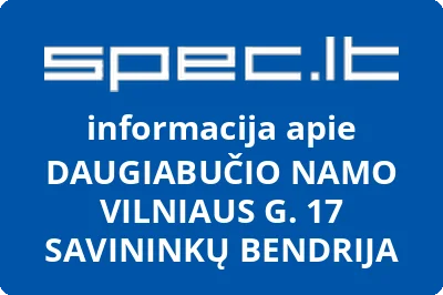 DAUGIABUČIO NAMO VILNIAUS G. 17 SAVININKŲ BENDRIJA