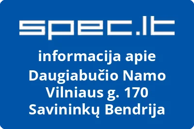 Daugiabučio Namo Vilniaus g. 170 Savininkų Bendrija | spec.lt