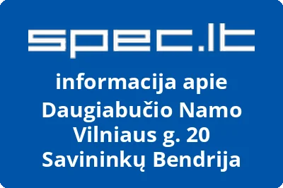 Daugiabučio Namo Vilniaus g. 20 Savininkų Bendrija