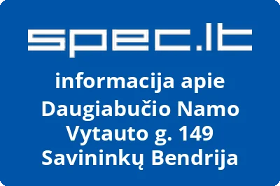Daugiabučio Namo Vytauto g. 149 Savininkų Bendrija