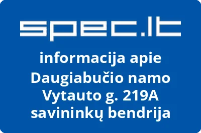 Daugiabučio namo Vytauto g. 219A savininkų bendrija