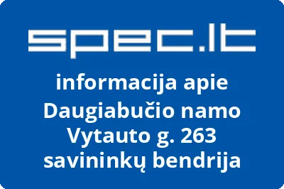 Daugiabučio namo Vytauto g. 263 savininkų bendrija