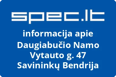 Daugiabučio Namo Vytauto g. 47 Savininkų Bendrija