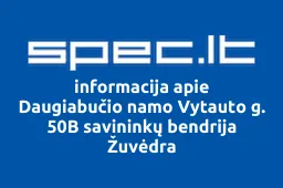 Daugiabučio namo Vytauto g. 50B savininkų bendrija Žuvėdra iliustracija