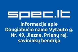 Daugiabučio namo Vytauto g. Nr. 49, Jiezne, Prienų raj. savininkų bendrija | spec.lt