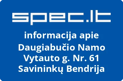 Daugiabučio namo Vytauto g. Nr. 61 savininkų bendrija
