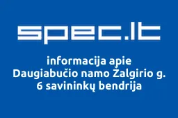 Daugiabučio namo Žalgirio g. 6 savininkų bendrija iliustracija