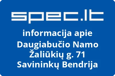 Daugiabučio Namo Žaliūkių g. 71 Savininkų Bendrija