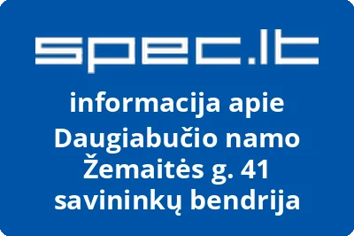 Daugiabučio namo Žemaitės g. 41 savininkų bendrija