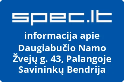Daugiabučio Namo Žvejų g. 43, Palangoje Savininkų Bendrija