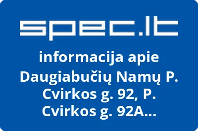 Daugiabučių Namų P. Cvirkos g. 92, P. Cvirkos g. 92A Savininkų Bendrija