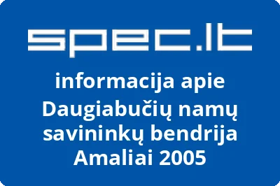 Daugiabučių namų savininkų bendrija Amaliai 2005