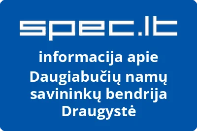 Daugiabučių namų savininkų bendrija Draugystė | spec.lt