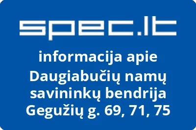 Daugiabučių namų savininkų bendrija Gegužių g. 69, 71, 75