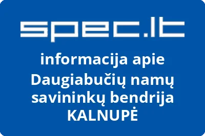 Daugiabučių namų savininkų bendrija KALNUPĖ