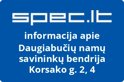 Daugiabučių namų savininkų bendrija Korsako g. 2, 4 | spec.lt