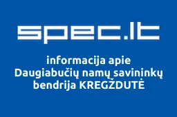 Daugiabučių namų savininkų bendrija KREGŽDUTĖ | spec.lt