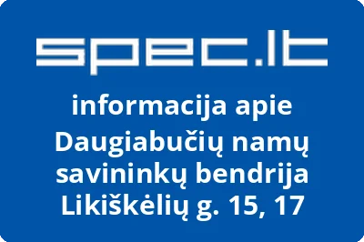Daugiabučių namų savininkų bendrija Likiškėlių g. 15, 17