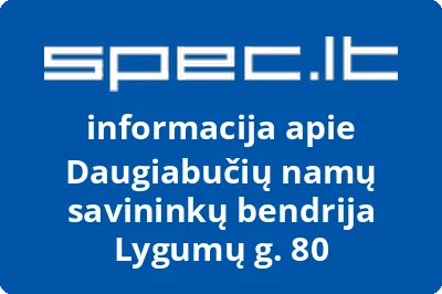 Daugiabučių namų savininkų bendrija Lygumų g. 80