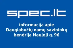 Daugiabučių namų savininkų bendrija Naujoji g. 96 | spec.lt