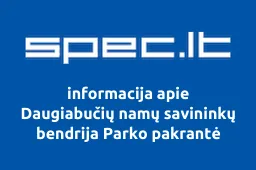 Daugiabučių namų savininkų bendrija Parko pakrantė | spec.lt