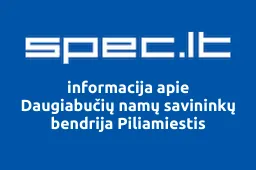 Daugiabučių namų savininkų bendrija Piliamiestis | spec.lt