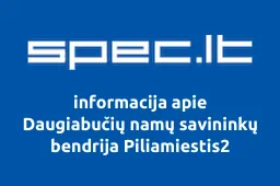 Daugiabučių namų savininkų bendrija Piliamiestis2 | spec.lt