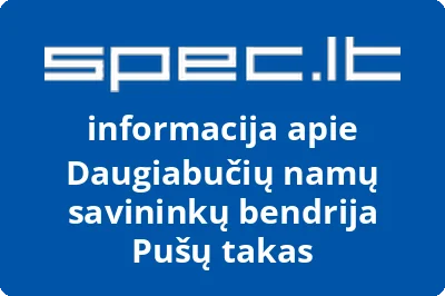 Daugiabučių namų savininkų bendrija Pušų takas | spec.lt
