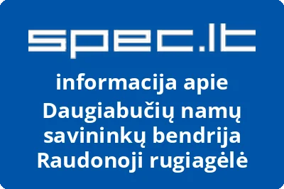 Daugiabučių namų savininkų bendrija Raudonoji rugiagėlė