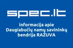 Daugiabučių namų savininkų bendrija RAŽUVA | spec.lt