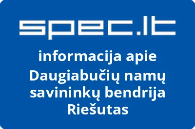 Daugiabučių namų savininkų bendrija Riešutas