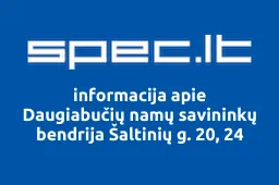 Daugiabučių namų savininkų bendrija Šaltinių g. 20, 24 | spec.lt