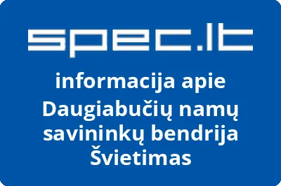 Daugiabučių namų savininkų bendrija Švietimas | spec.lt