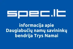 Daugiabučių namų savininkų bendrija Trys Namai | spec.lt