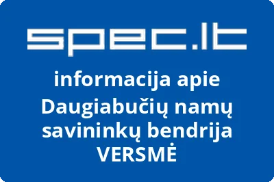 Daugiabučių namų savininkų bendrija VERSMĖ