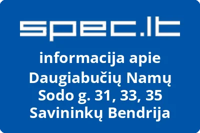 Daugiabučių Namų Sodo g. 31, 33, 35 Savininkų Bendrija