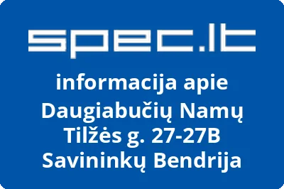 Daugiabučių Namų Tilžės g. 27-27B Savininkų Bendrija