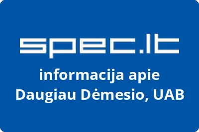 Daugiau Dėmesio, UAB