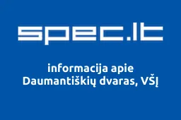 Daumantiškių dvaras, VŠĮ | spec.lt